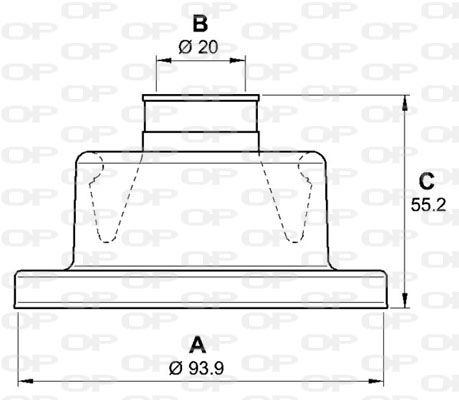 OPEN PARTS Paljekumisarja, vetoakseli SJK7002.00